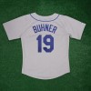 Majestic Jay Buhner 1989 Seattle Mariners Cooperstown Men's Grey Road