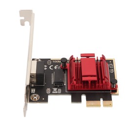 2.5G PCIe Network Adapter 10 100 1000 2500Mbps RJ45 Port RTL8125B Chip PCIe Network Card for Win Computer Office Gaming