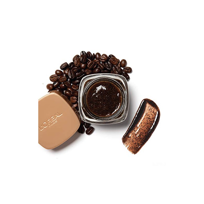 LOreal Paris Mascarilla exfoliante de azucar con cafe kona pure