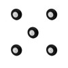 5PCS Light Sponge Tire with Plastic Hub for RC Plane