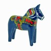 ScandinavianShoppe Swedish Wooden Dala Horse - Blue - 3"