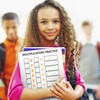 SCRIBBLEDO Dry Erase Multiplication Chart Whiteboard 9" x 12" Multiplication