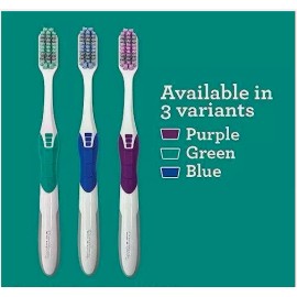 Gurunanda Spiral Whitening Bristle Toothbrush Pack of 3