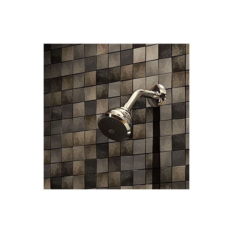 Regadera Con Brazo Y Chapeton Anticalcáreo Spacio Proyecta REC-SP-01 Baños-Cromo