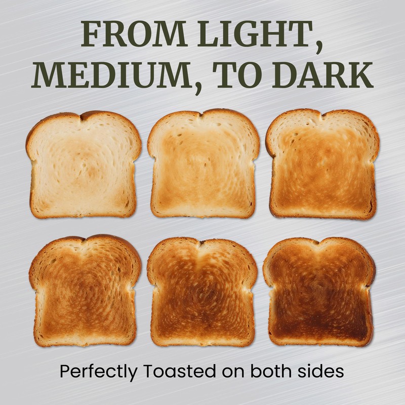 Elite Gourmet ECT2899 LCD Touch Toaster, 2 Extra-Wide Slots, 6