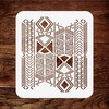 Stencils for Walls: Mudcloth Stencil, 10 x 11.5 inch (M)