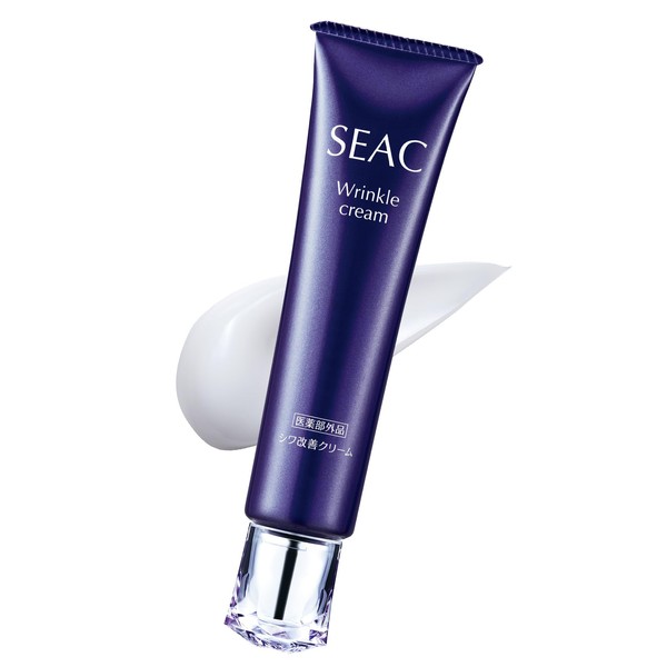 SEAC Setagaya Natural Foods Wrinkle Improvement Cream, Premium Quasi-drug, Medicated Cosmetics (0.9 oz (25 g) / Approx. 2 Months Supply, Eye Cream, Mouth, Moisturizing Cream), Eyes, Mouth, Eyebrows, Forehead, Niacinamide, Skin Care, Drying, Wrinkle