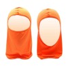 Orange Sports Mask with Sunblock Full Face Mask 3ea