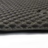Popular Bath Capri Waffle Extra Thick Tub Mat, Grey