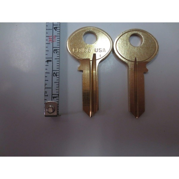 Lot 50 pc CO106 Key Blanks / CO106 1003M Key