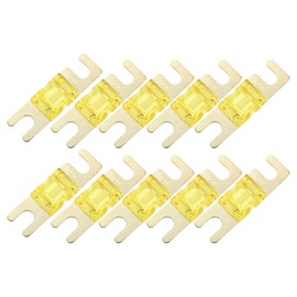 X AUTOHAUX 10pcs 120A AFS Mini ANL Fuse Replacement Electrical Protection for Car Truck Motorcycle Boat Audio CDs