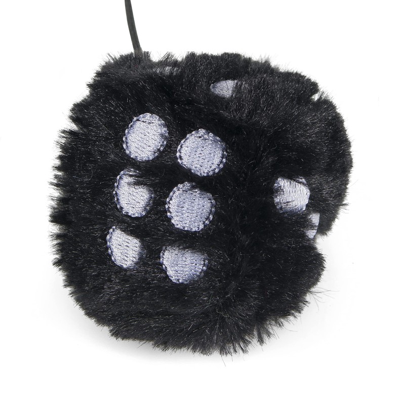 Petface Retro Furry Dice Finger Teaser Cat Toy
