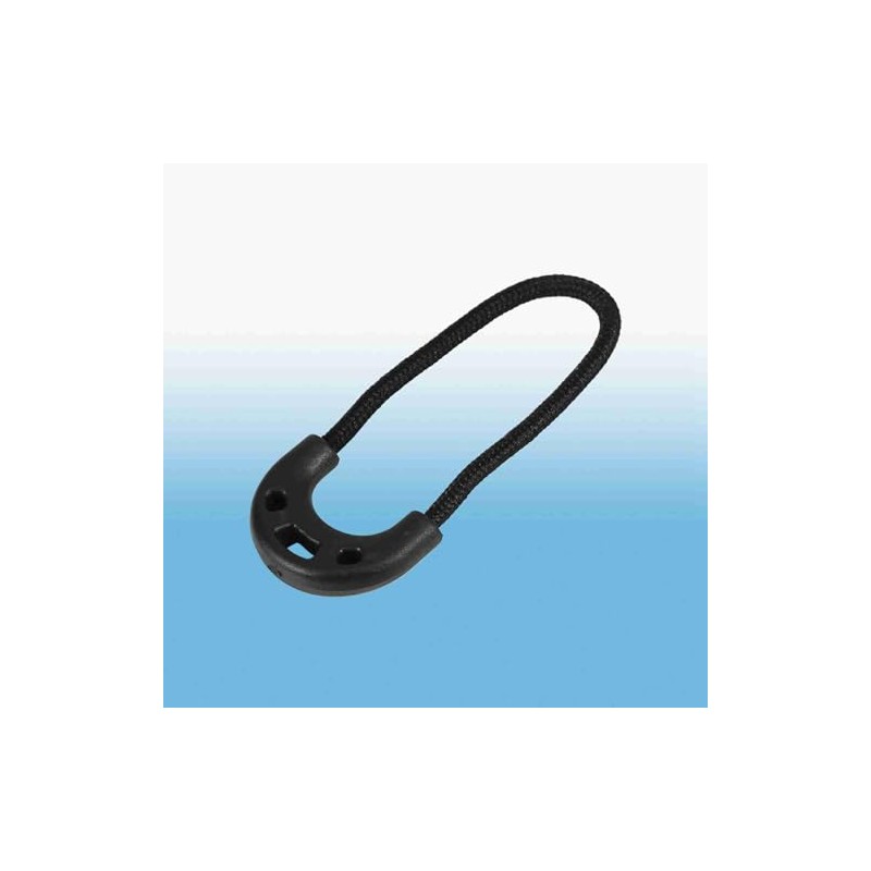 20 PCS Zipper Pulls, Black Zipper Pull Replacement for Backpack,