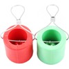1Pc Green Silicone Slingshots Targets with Bells Outdoor Slingshots Training