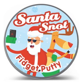 Santa Snot Fidget Putty Christmas Stress Relief Gags Weird Stocking Stuffers Secret Santa Gifts for Coworkers Unique White Elephant Ideas Red Putty Santa Gags