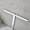 Hand Towel Holder Stand, Industrial Style Brass Shower Countertop Towel