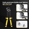 Steel Stud Crimper, Hand Keel Metal Punch Lock Drywall Hand