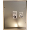 BUILDINGSIGNS.COM Elevator Certificate Frame 8.5" X 11" Stainless Steel