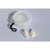 SpentShells® Filtered Ear Plugs White/Clear Ear Plugs Reusable Soft Silicone