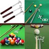 Hysgscwd Retractable Billiard Cue Bridge Kit, Billiards Cue Stick Bridge