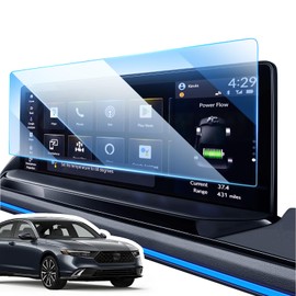 LANGBEAN 2025 Accord Hybrid Screen Protector for 2023 2024 2025 Honda Accord Hybrid (Sport, EX-L, Sport-L, Touring) 12.3 inch Touchscreen, HD Clear, High Sensitivity, 9H Tempered Glass Car Navigation Screen Protector