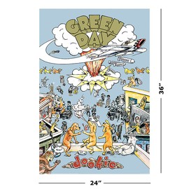 Green Day - Music Poster (Dookie - Album Cover) (Size: 24" x 36") (Clear Poster Hanger)