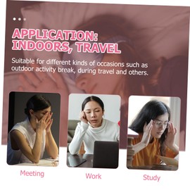 FOMIYES Gel Eye Mask Sleep Eye Mask Adjustable Cover Breathable Light-blocking for Travel Hotel Train