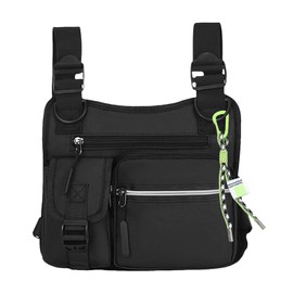 Chest Bag for Men - Outdoor Chest Bag for Men,Multifunctional Lightweight Vest 3D Cut Holster with Multi-Pockets for Hiking Gym Outdoor Sports Workout