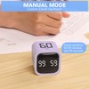 Foyucool Digital Cube Productivity Timer, Rotating Pomodoro Timer with Gravireceptor