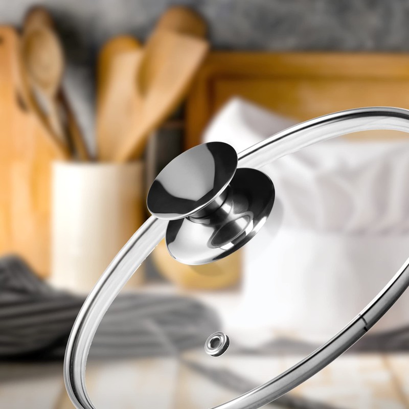 KADAX Pot Lid Handle, Plastic and Stainless Steel Fireproof Lid