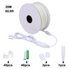 BENLUN AC 110V COB LED Strip Lights Outdoor Waterproof 65.6ft,