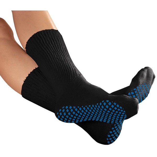 Diabetic Slipper Socks with Gripper Soles