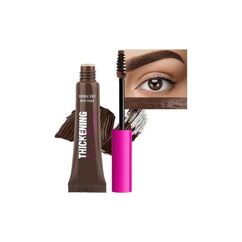 Gel para cejas, Kit de tinte para cejas marrones, Kit