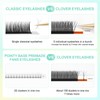 NAGARAKU 3D W Fairy Eyelash Extension, Triple Core, Thin Tips,