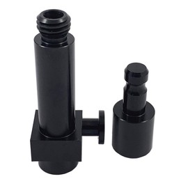 Liyuusi GPS Quick Release Adapter for Rtk,Aluminum Quick Release Adapter for Prism Pole GPS GNSS RTK Quick Release Adapters for Topcon Trimble Leica GPS Surveying