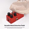 xinyee ZORY Guitar Metal Distortion Effects Pedal TONE/GAIN/VOL/EDGE DC 9V