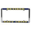 Honor Country US Navy Chief Retired License Plate Frame