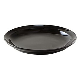 Shikkodo "Yamanaka Lacquerware" 5.0 Famous Dish, Mokumaki-shaped, Black Painted (1 Piece) ST-02