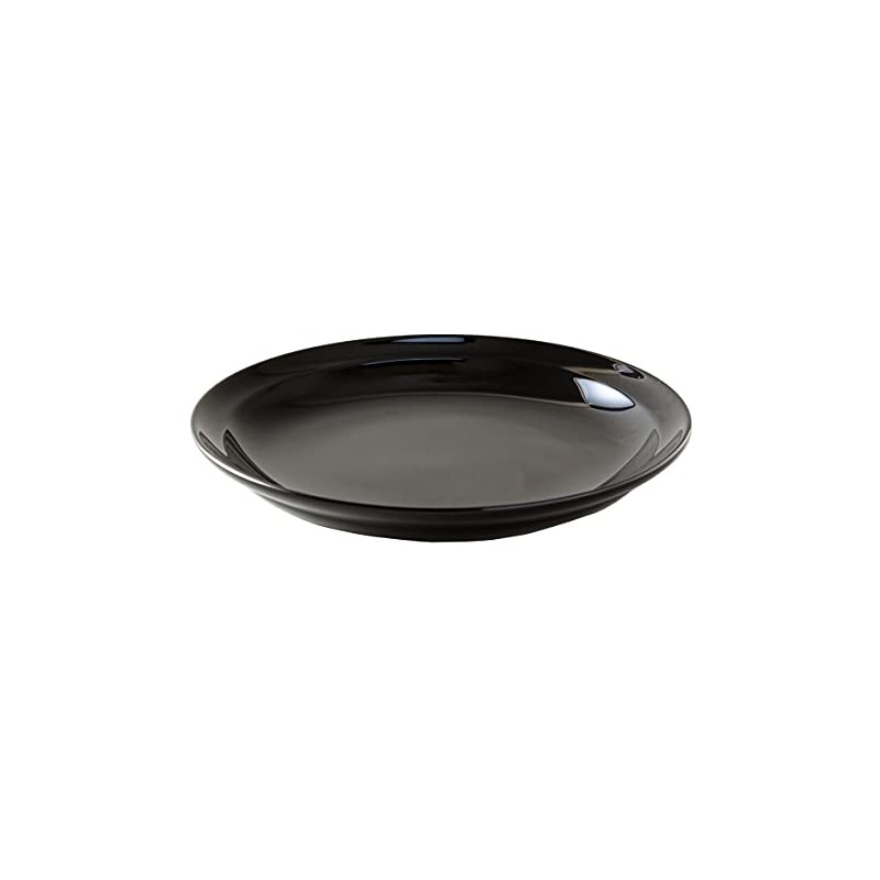 Shikkodo "Yamanaka Lacquerware" 5.0 Famous Dish, Mokumaki-shaped, Black Painted (1
