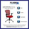 Flash Furniture Alfred Mid-Back Red Mesh Swivel Task Office Chair