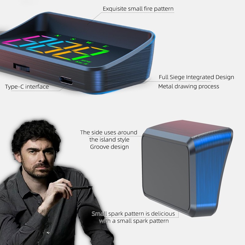 Car Head Up Display GPS with High Refresh Rate, Clear