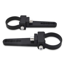 DaSen Adjustable 2" LED Light Roll Bar Tube Clamp Mount Brackets Compatible with Polaris RZR Ranger Most ATV UTV Truck