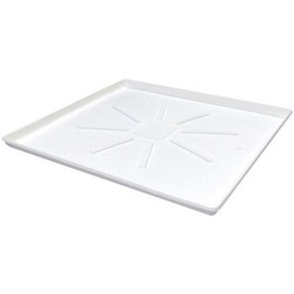 Lambro Industries 1780 washing machine tray, Off white
