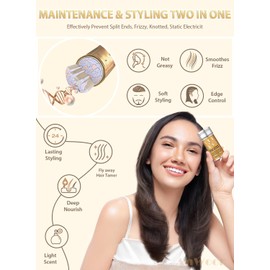 AnWoor Hair Wax Stick, 2PCS - Wax Stick For Hair Slick Back Stick For Hair Fly Away & Edge Frizz, Easy to Absorb & No White Chips & No-Greasy & Frizz Hair