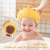 FUSACONY Children's Shower Cap, Baby Adjustable Shampoo Protection, Shampoo Bath