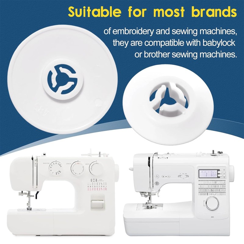 ApexPine 6 Pcs 3 Sizes Sewing Machine Spool Caps Set
