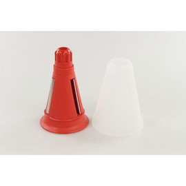 Tupperware Fusion Master Commitment Ice Scraper with Protective Cover, Red