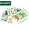 120 PCS St Patricks Day Window Clings, Shamrock Window Stickers