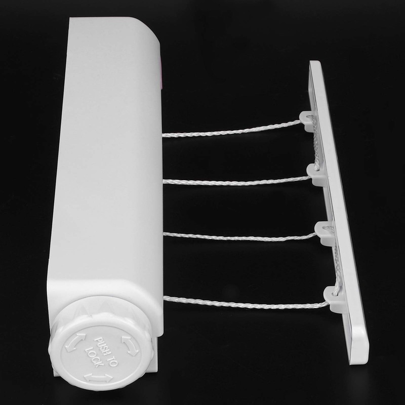 Ejoyous Clothes Line Extendable Wall, Clothes Airer Wall Mounted Telescopic