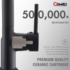 GIMILI Matte Black Kitchen Faucet with Pull Down Sprayer with
